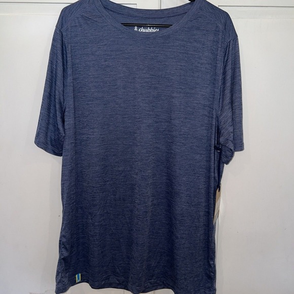 NWT CHUBBIES Sport Tee‎ The Rydell Blue XXL Men's Lightweight - Picture 1 of 8